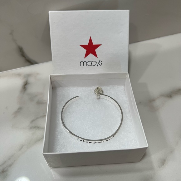 Follow Your Heart Quote Charm Bracelet - Picture 3 of 4